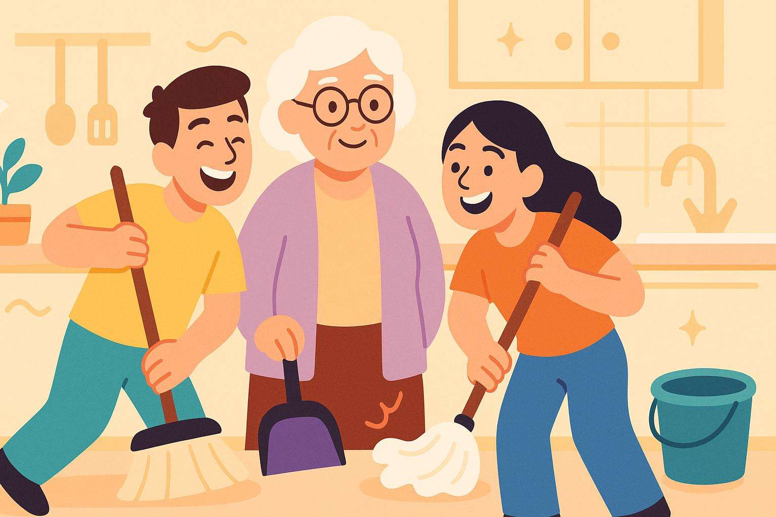  Una giornata di pulizie