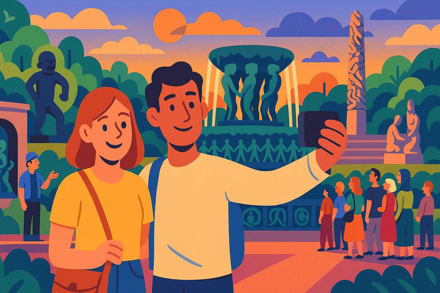  Isang Araw sa Vigeland Sculpture Park