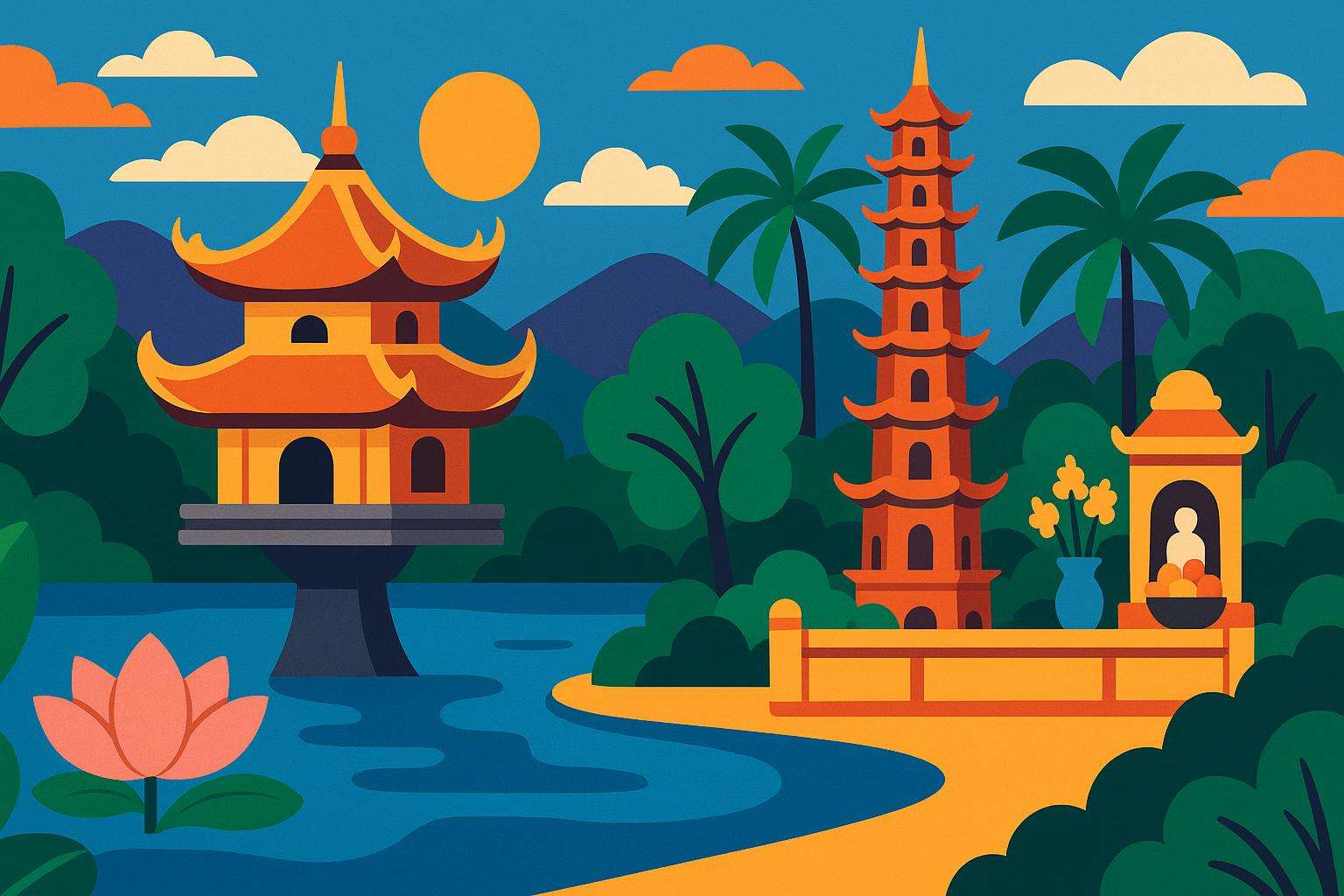  زيارة إلى الباغودا