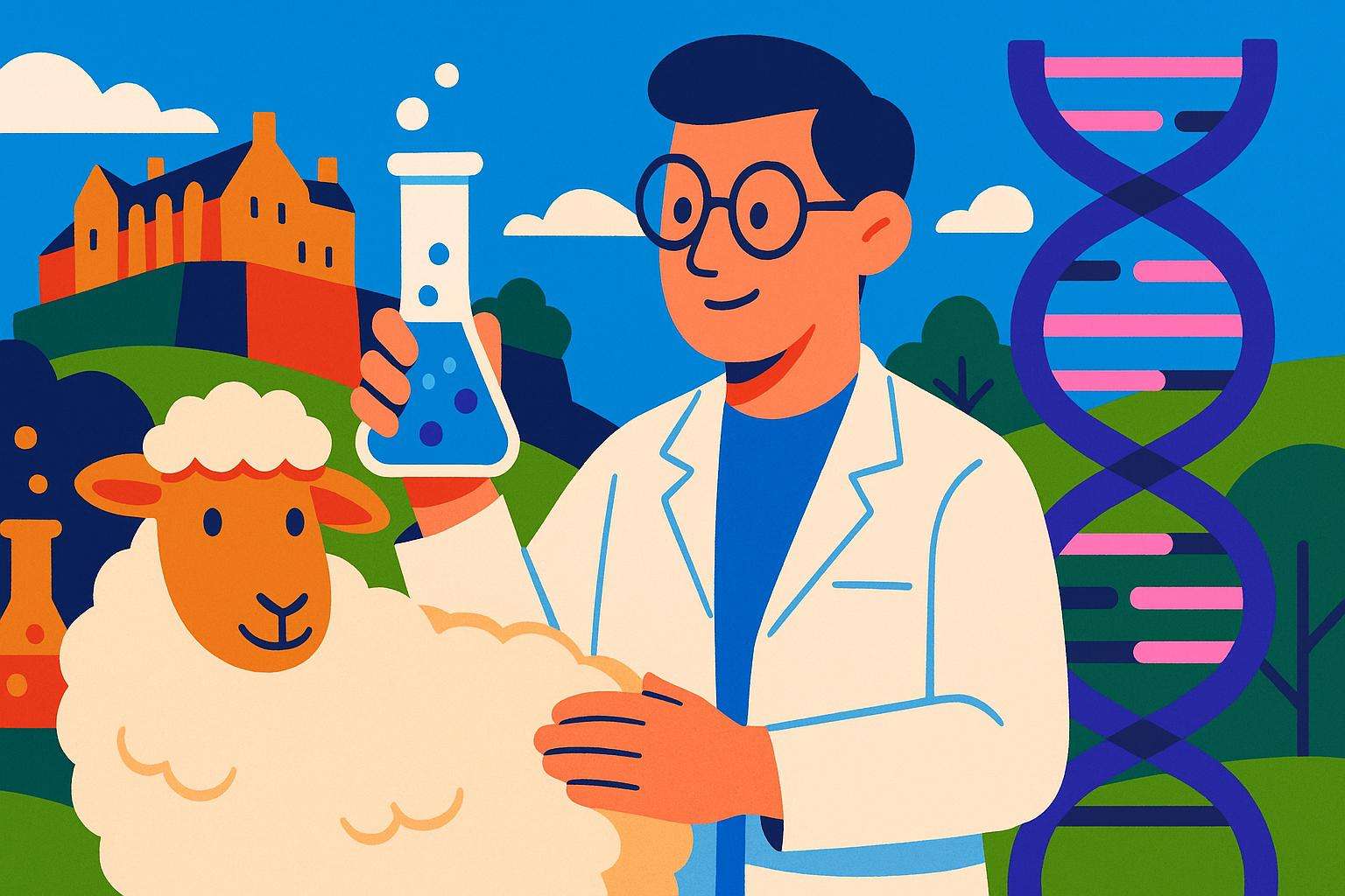  Dolly, The First Cloned Sheep