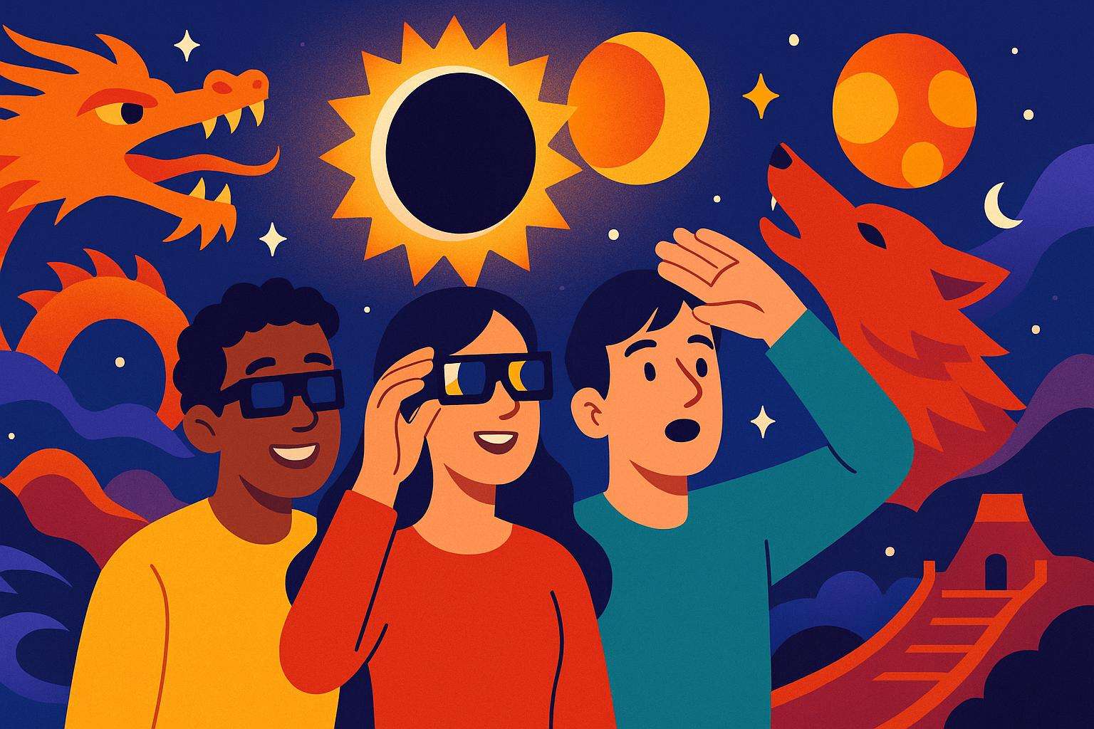  Eclipses: Shadows, Sun, and Myths