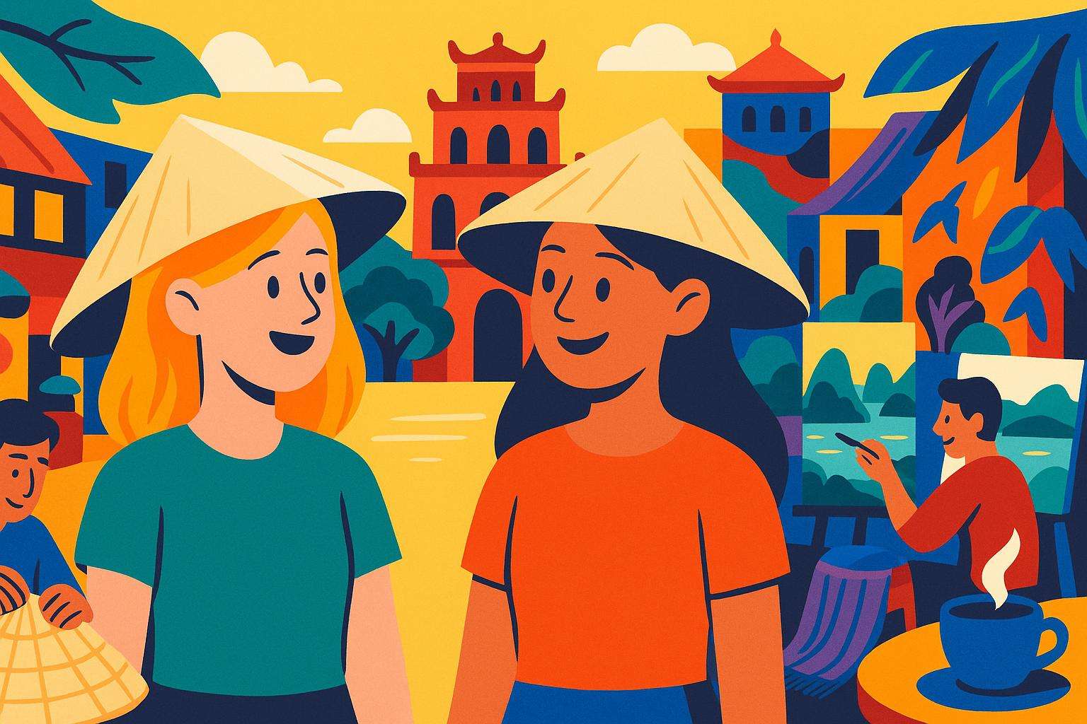  استكشاف الحي القديم في هانوي