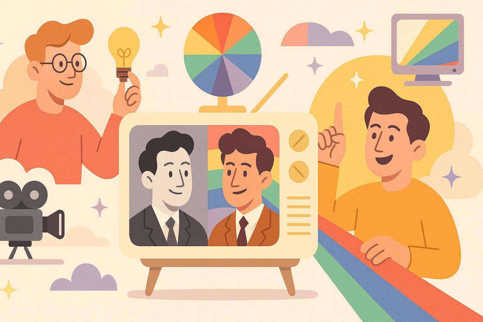  Fra svart og hvitt til en verden i farger