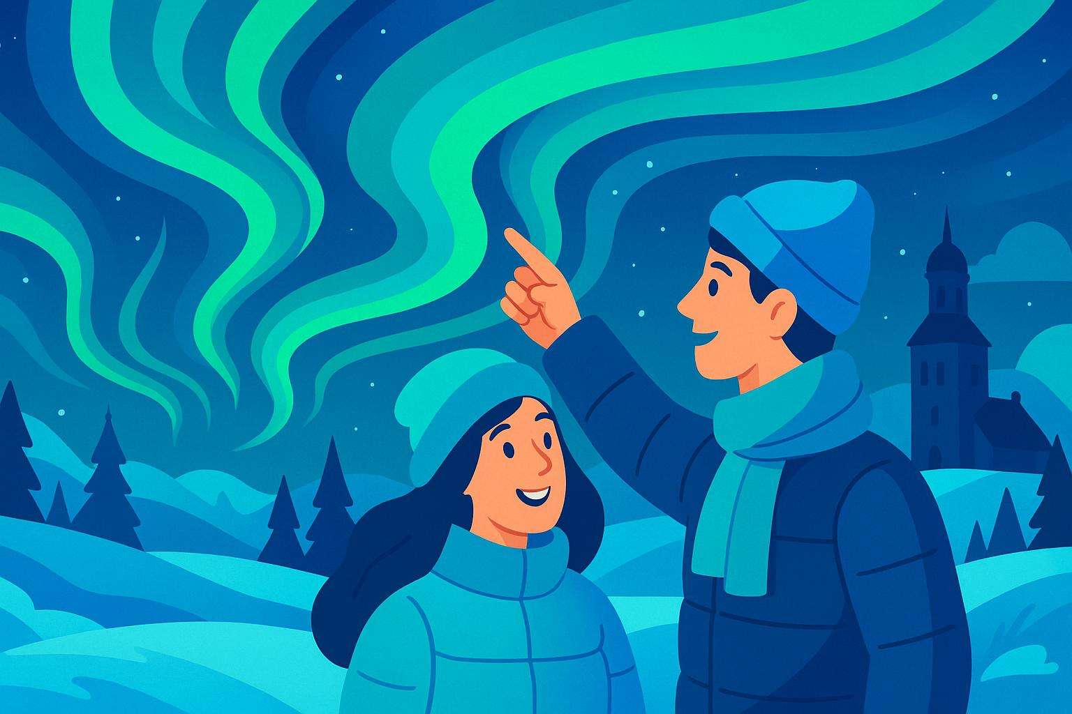  Gazing at the Northern Lights: A Swedish Spectacle Unmatched