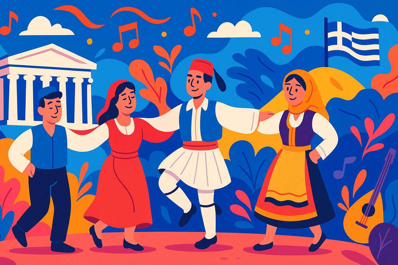  Greckie tańce tradycyjne: radosna uroczystość