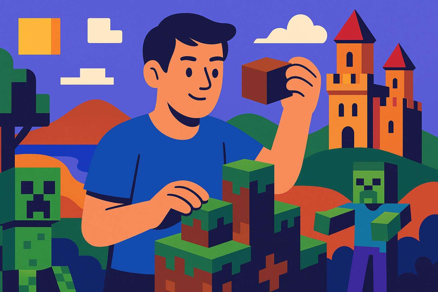  Minecraft : un monde de blocs et d'aventures