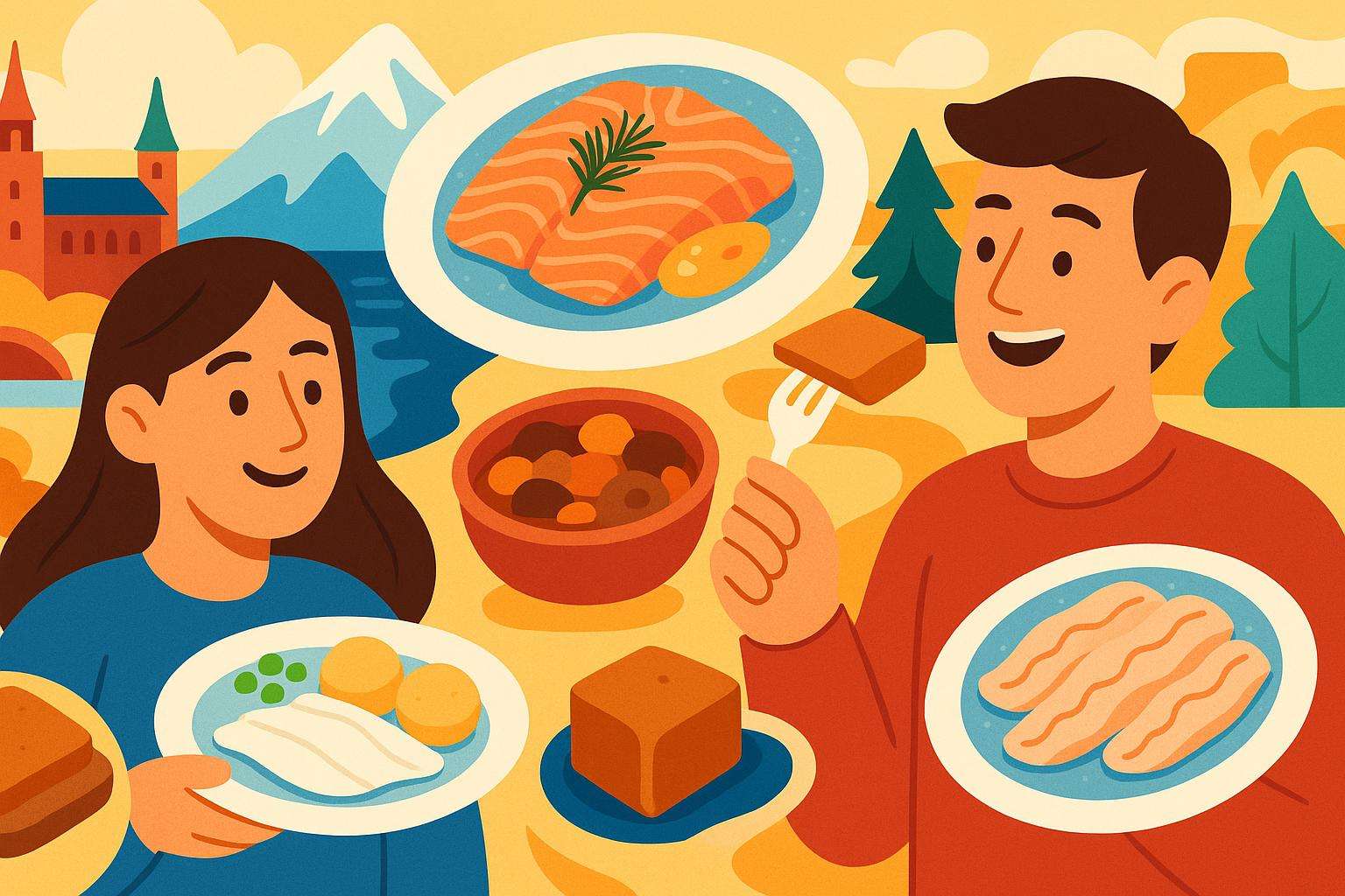  ノルウェー料理：ルートフィスクからブラウンチーズまで