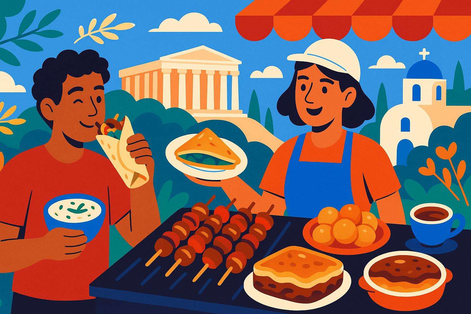  Smaki greckiego jedzenia ulicznego