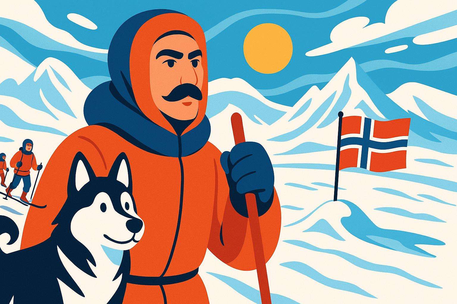  Hành Trình của Roald Amundsen: Chinh Phục Nam Cực