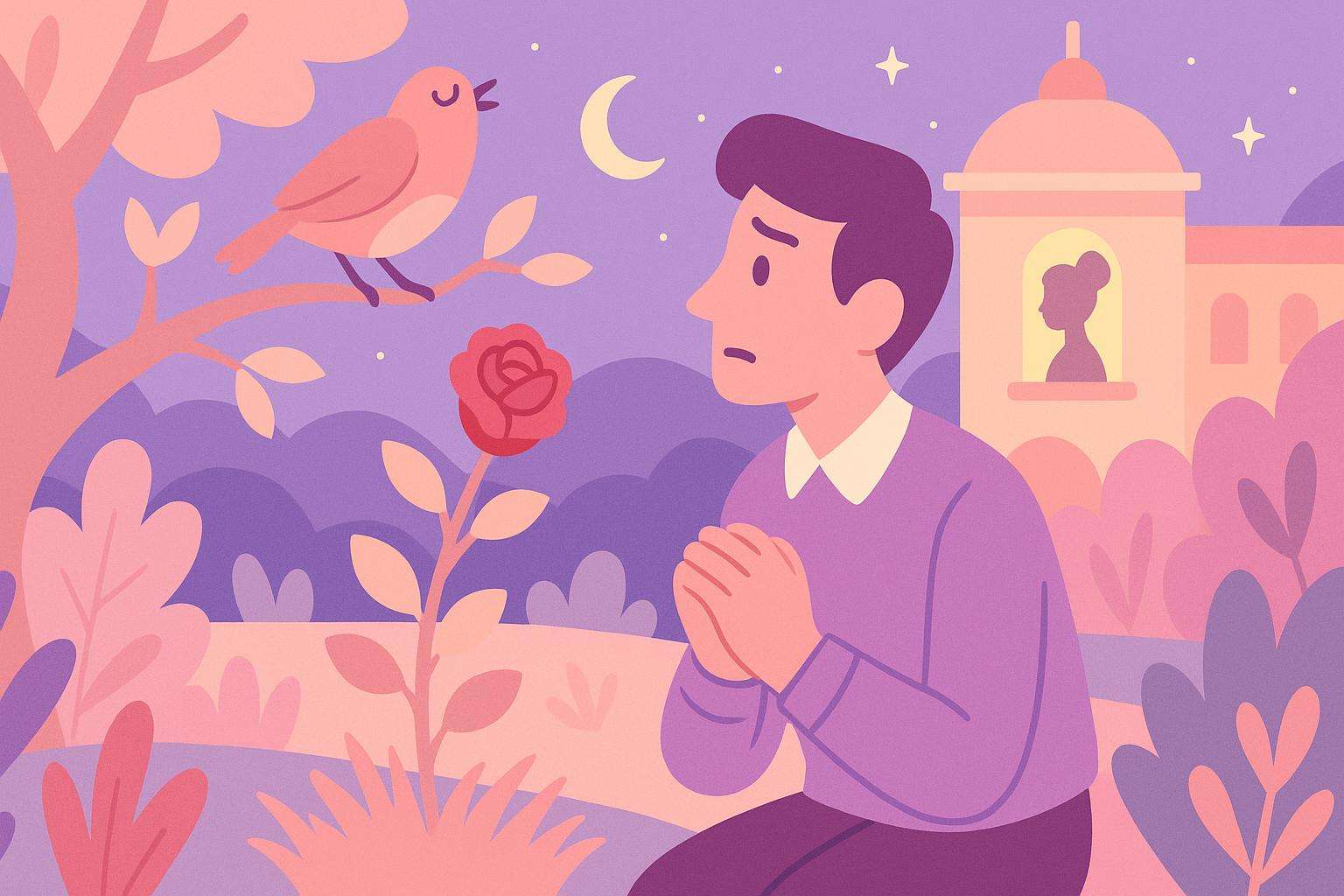  Le rossignol et la rose