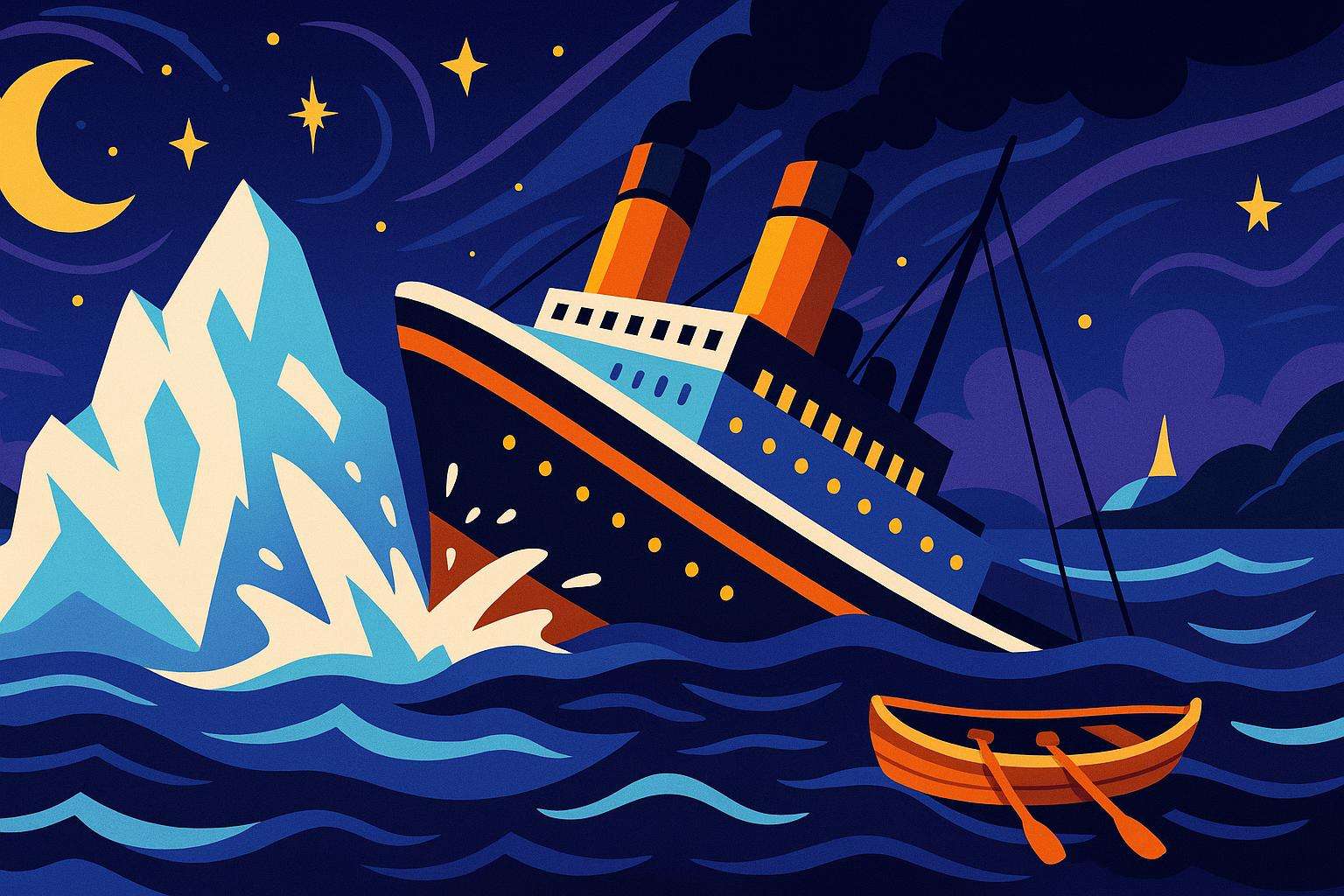  Titanicin uppoaminen