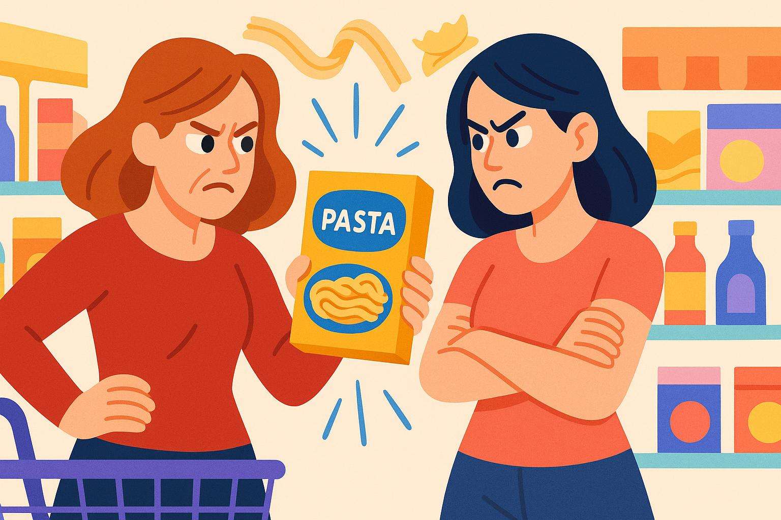  Die Pattsituation im Supermarkt