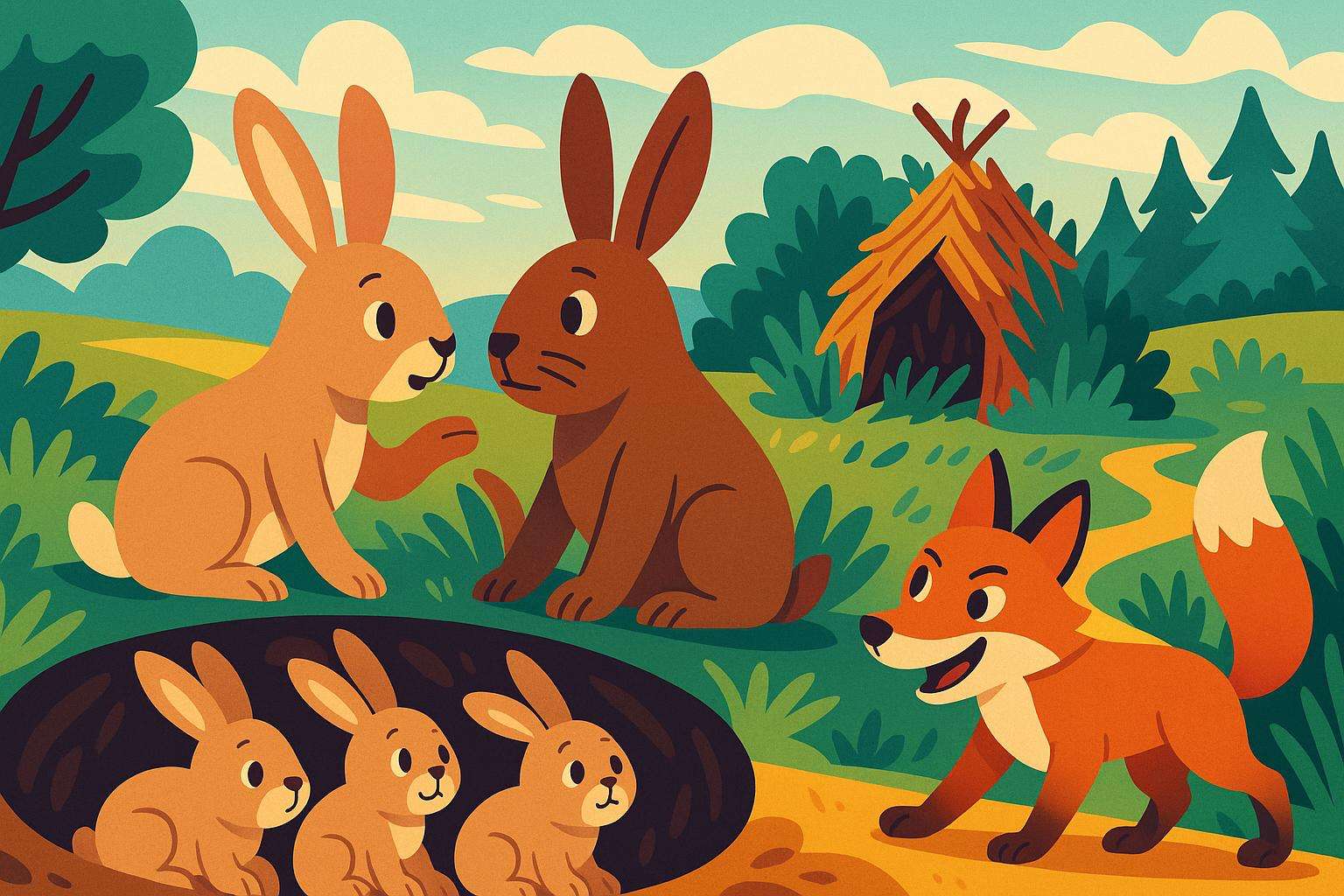  Le tre lepri; Parte I